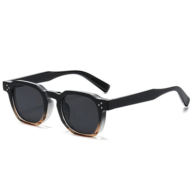 New Square Sunglasses Women Retro Rivets Men Trending Sun Glasses UV400