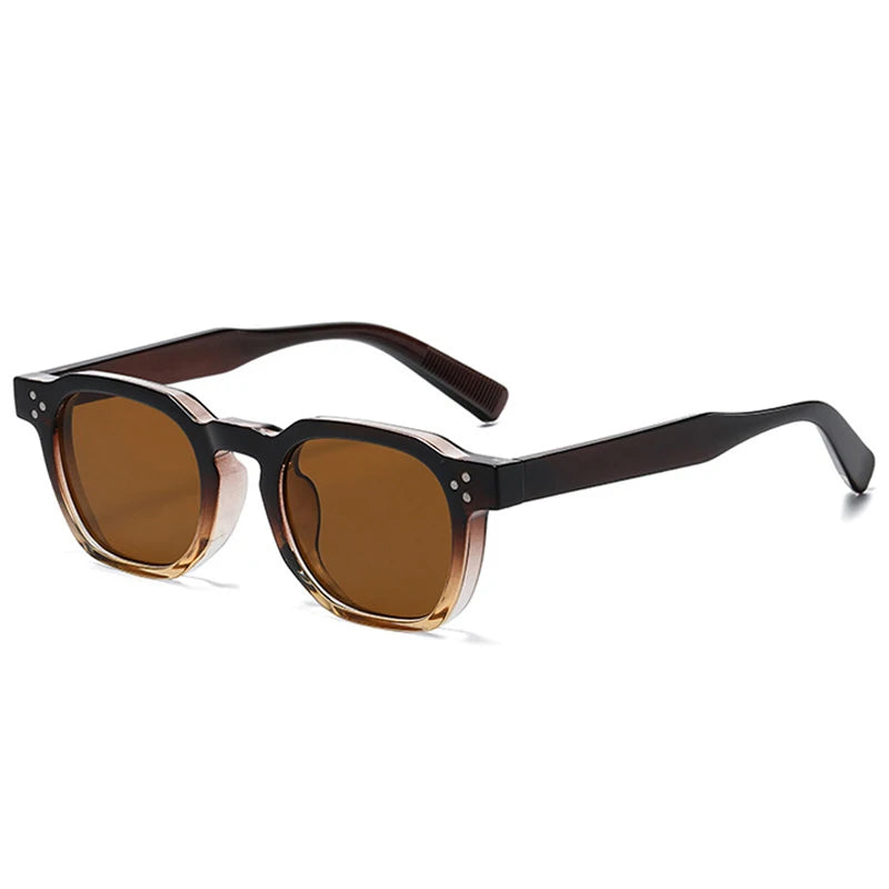 New Square Sunglasses Women Retro Rivets Men Trending Sun Glasses UV400