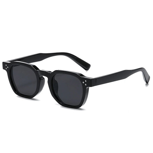New Square Sunglasses Women Retro Rivets Men Trending Sun Glasses UV400