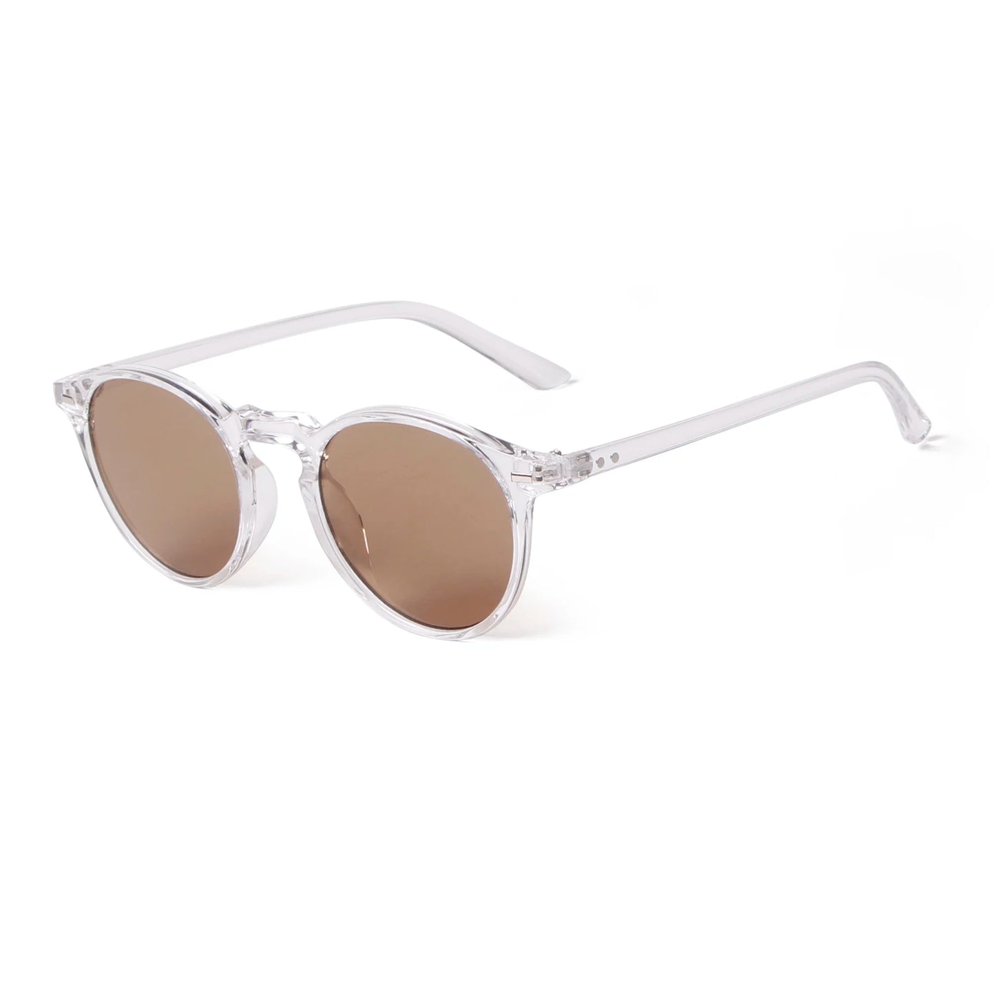 Vintage Rivet Tortoiseshell Small round Sunglasses for Men Women 2024 Brand Design Classic Green Sun Glasses Gafas De Sol